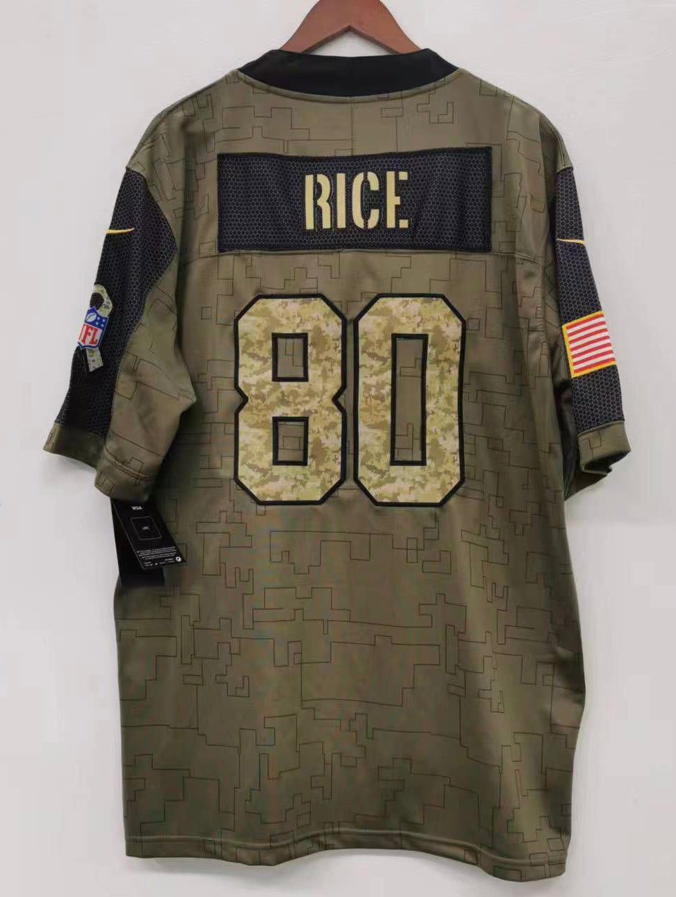 Jerry Rice San Francisco 49ers military salute to service product image 1