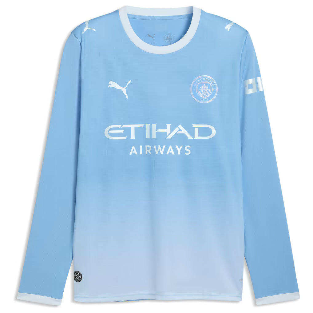 Puma Men Manchester City FC Home Long Sleeve Stadium Jersey 26/27 product image 2, provided for visual reference and product
