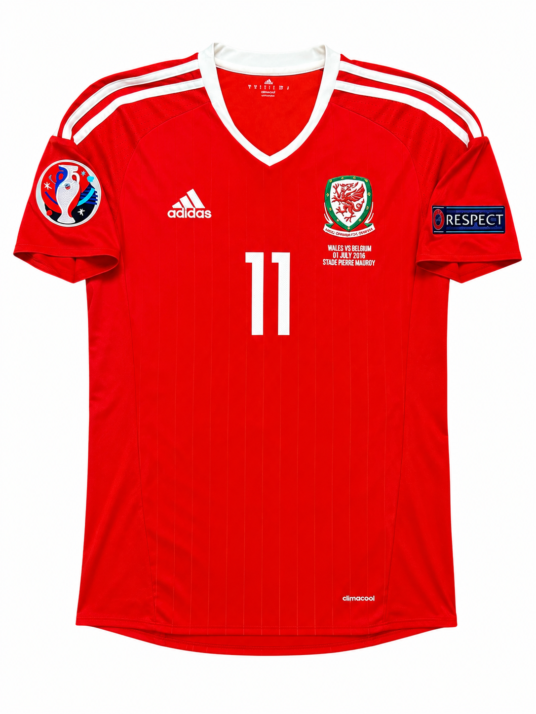 2016 Wales Euro Home Shirt Bale #11 - (S) product image 2, provided for visual reference and product detail review