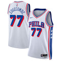 VJ Edgecombe Philadelphia 76ers Association Edition Swingman Jersey - White - Unisex product image 1, provided for visual