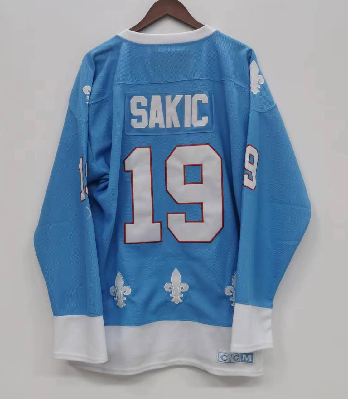 Joe Sakic Quebec Nordiques Official NHL CCM Jersey light product image 1