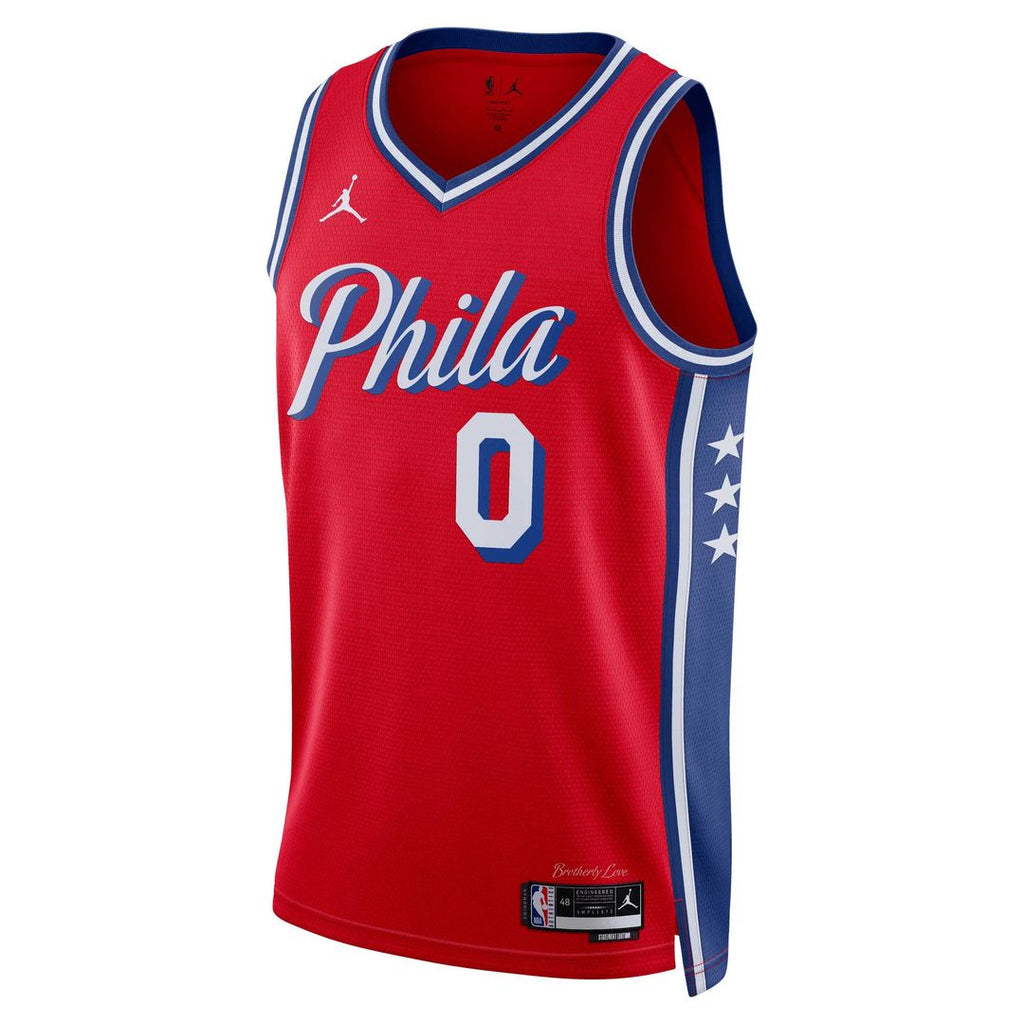 Philadelphia 76ers Tyrese Maxey Jordan Brand Unisex product image 2
