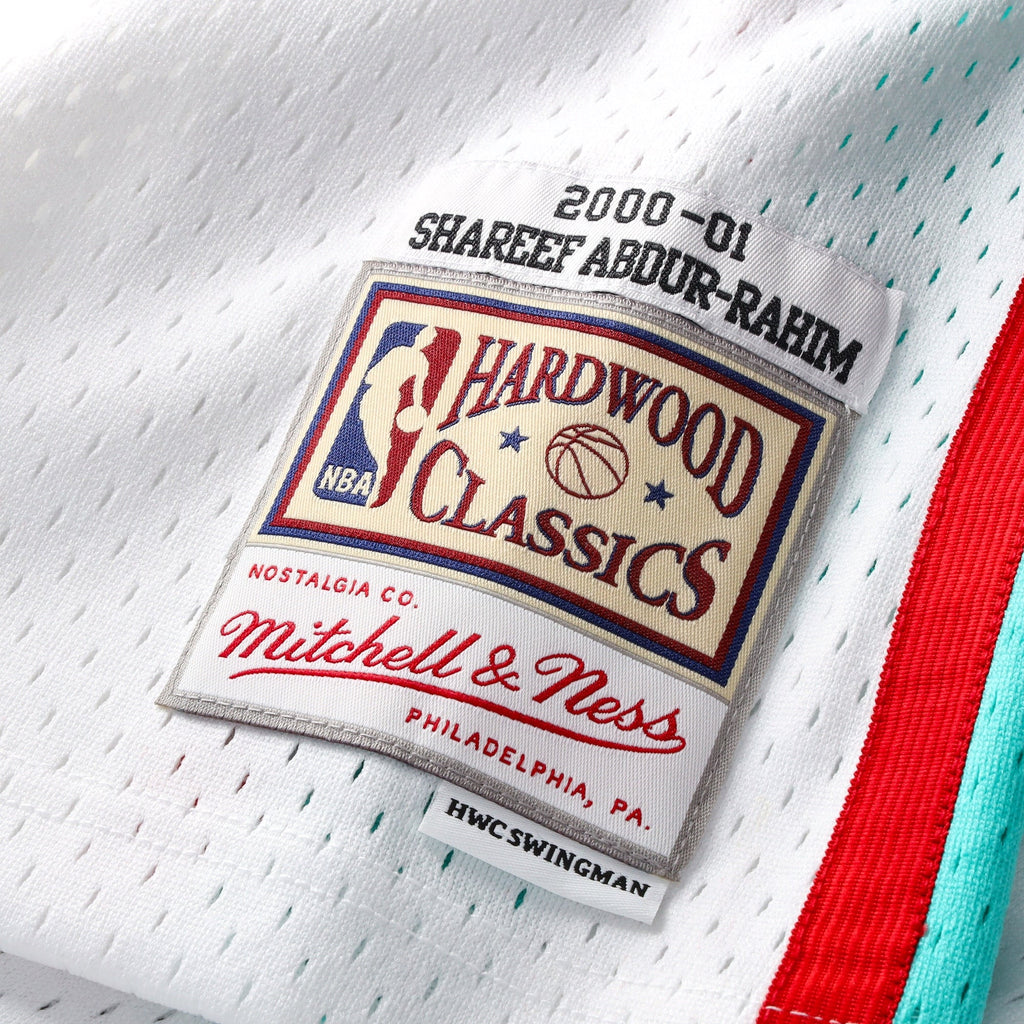 Shareef Abdur-Rahim Vancouver Grizzlies 2000 Authentic Swingman Jersey - White product image 6, provided for visual