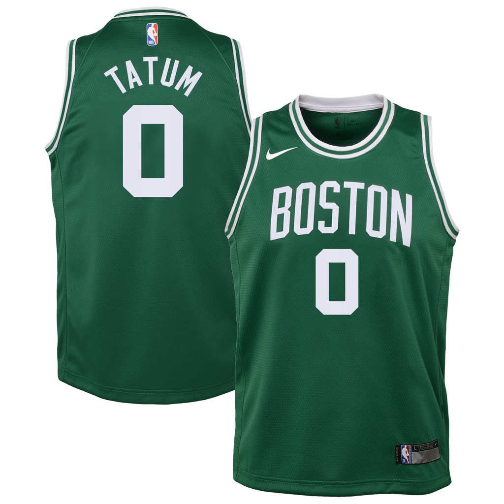 Jayson Tatum Boston Celtics Icon Edition Swingman Jersey - Kelly Green - Youth product image 1, provided for visual
