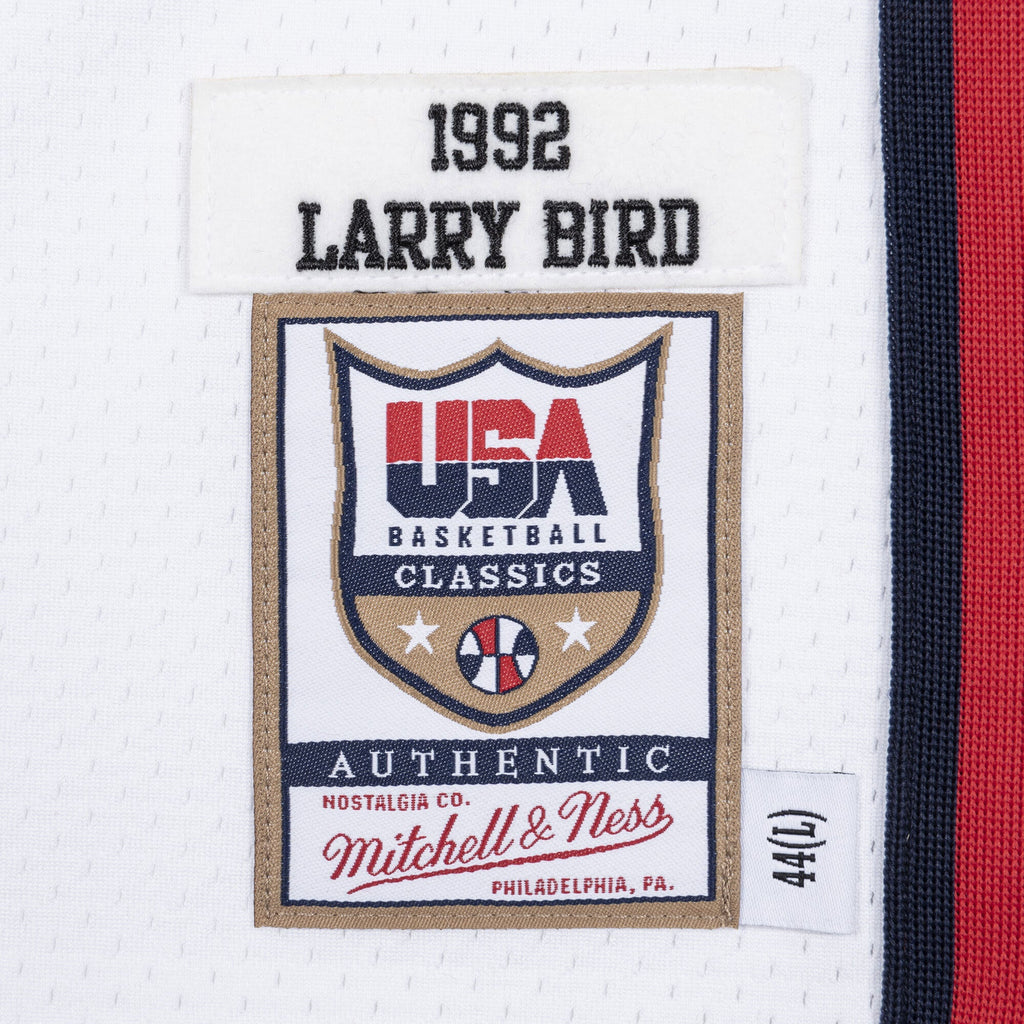 Larry Bird USA Basketball 1992 Authentic Jersey product image 4, provided for visual reference and product detail review