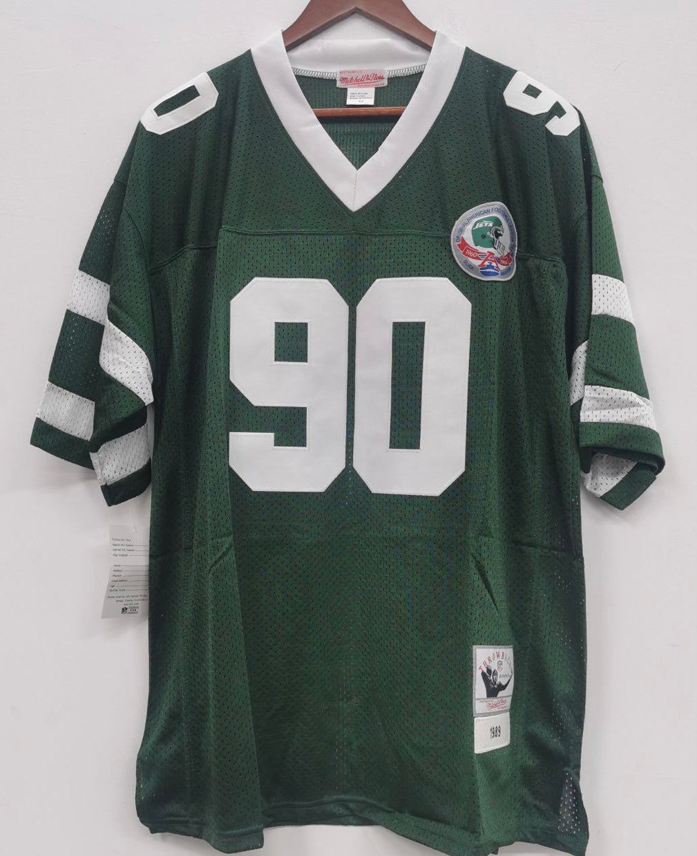 Dennis Byrd New York Official NFL Mitchell & Ness Jersey product image 2