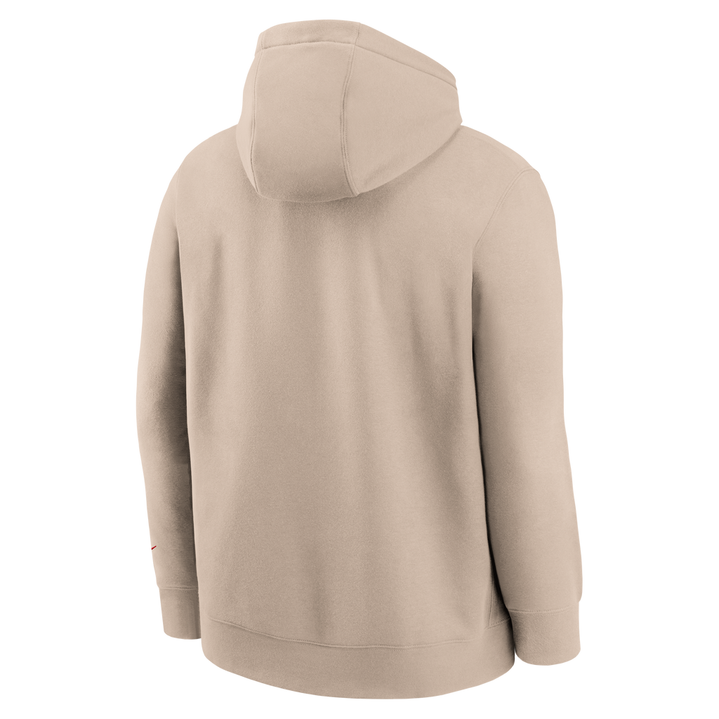 Nike San Francisco 49ers Rewind Club Hoodie-Sand product image 2, provided for visual reference and product detail review