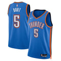 Luguentz Dort Oklahoma City Thunder Icon Edition Swingman Jersey - Blue - Unisex product image 1, provided for visual