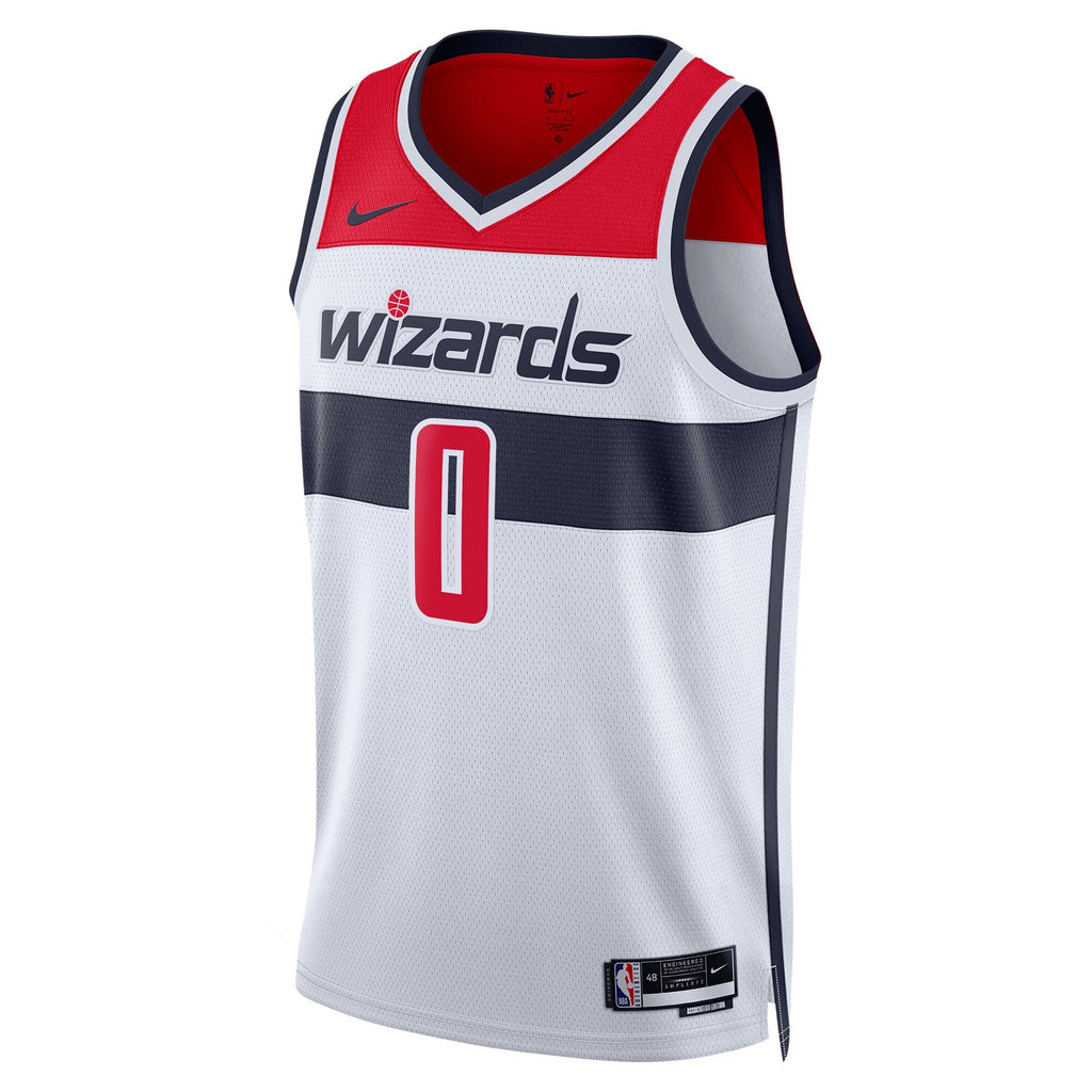 Bilal Coulibaly Washington Wizards Association Edition Swingman Jersey - White - Unisex product image 3, provided for visual