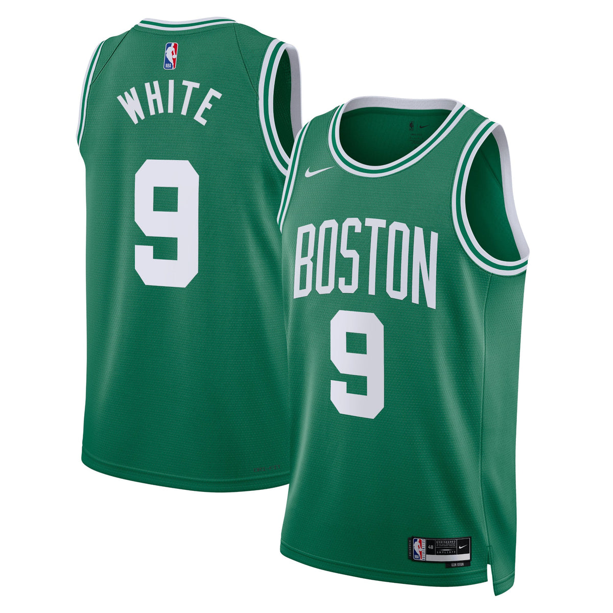 Derrick White Boston Celtics Icon Edition Swingman Jersey - Kelly Green - Unisex product image 1, provided for visual