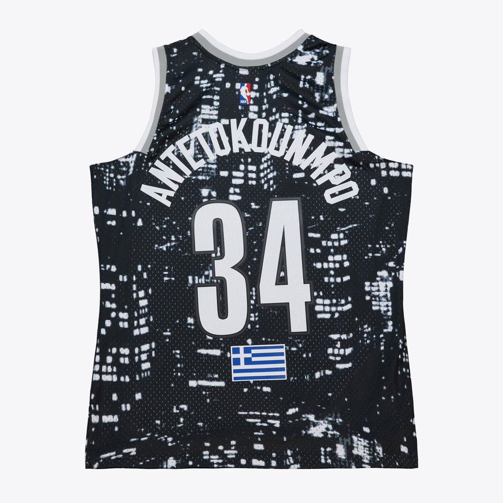 Giannis Antetokounmpo Milwaukee Bucks 2015 All-Star Swingman Jersey product image 3, provided for visual reference and