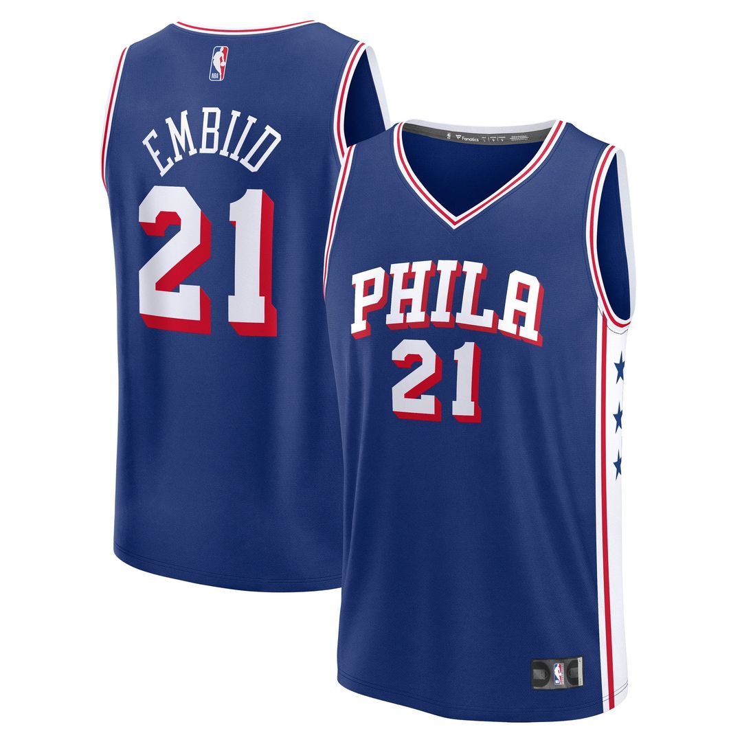Philadelphia 76ers Joel Embiid Fanatics Fast Break Replica product image 1