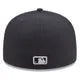 New Era Los Angeles Dodgers 59FIFTY Fitted Hat - Dark Grey Anthracite product image 5, provided for visual reference and