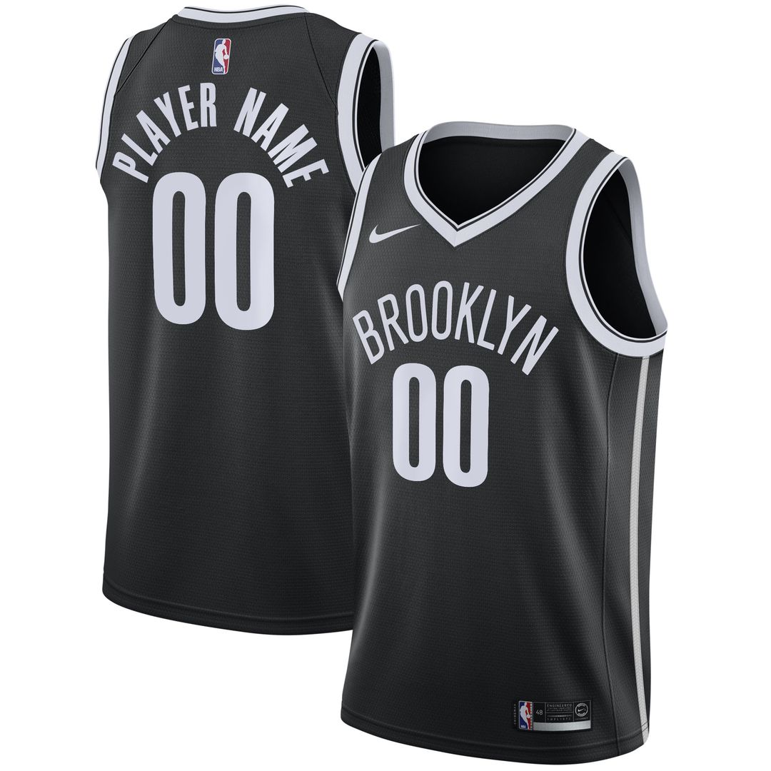 Brooklyn Nets Nike 2020/21 Swingman Custom Jersey - Icon product image 1