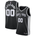 San Antonio Spurs Nike Swingman Custom Jersey Black - Icon product image 1