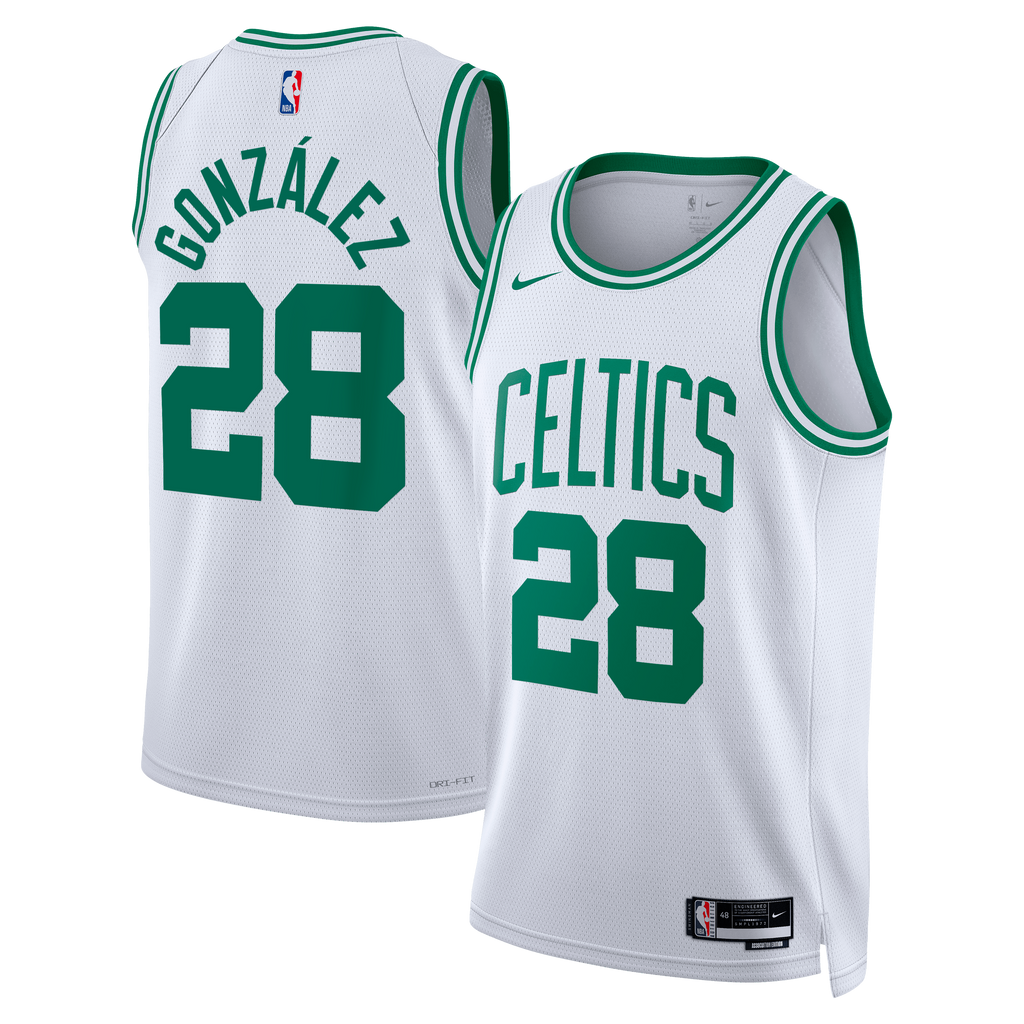 Hugo González Boston Celtics Association Edition Swingman Jersey - White - Unisex product image 1, provided for visual