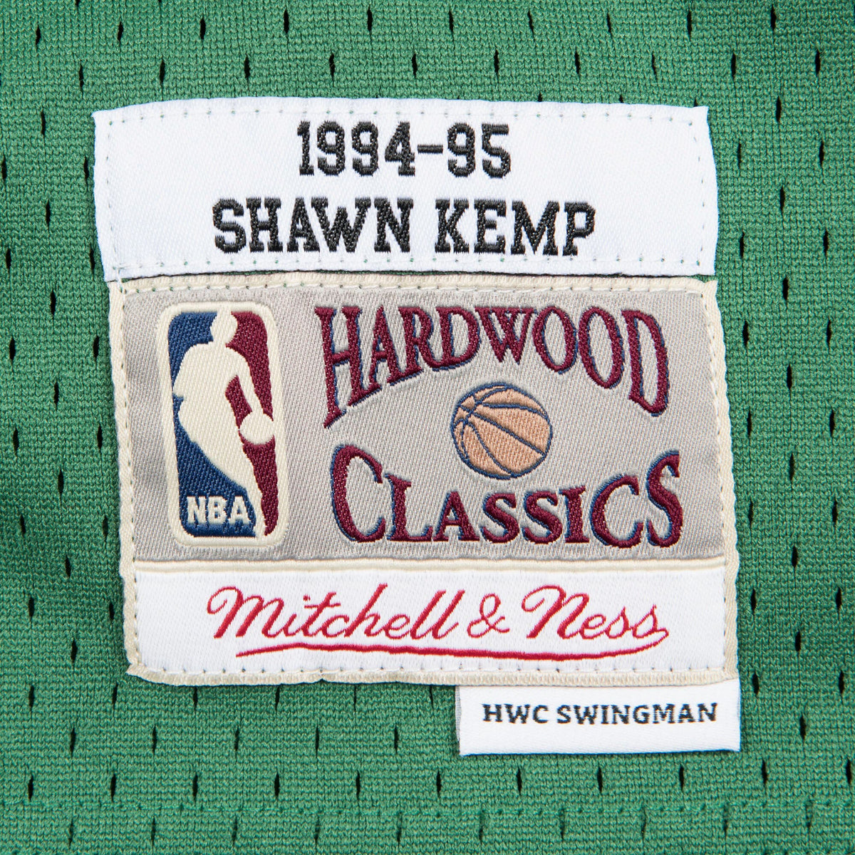 Shawn Kemp Seattle Supersonics 1994-95 Swingman Jersey product image 4, provided for visual reference and product detail