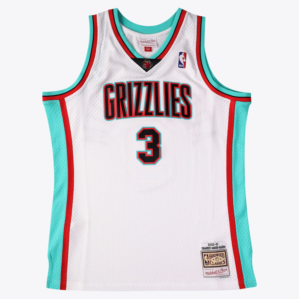 Shareef Abdur-Rahim Vancouver Grizzlies 2000 Authentic Swingman Jersey - White product image 2, provided for visual