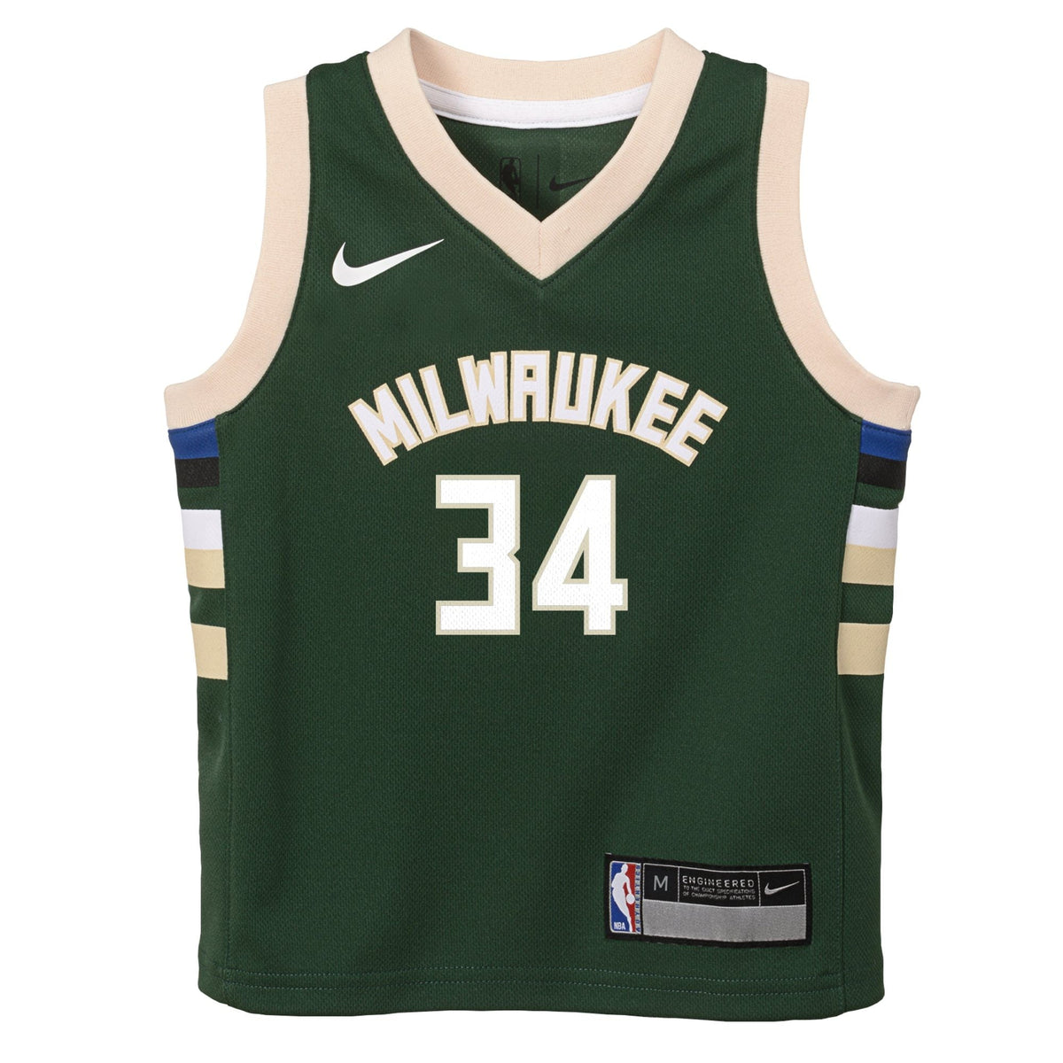 Giannis Antetokounmpo Milwaukee Bucks Replica Icon Jersey - Infant product image 3, provided for visual reference and