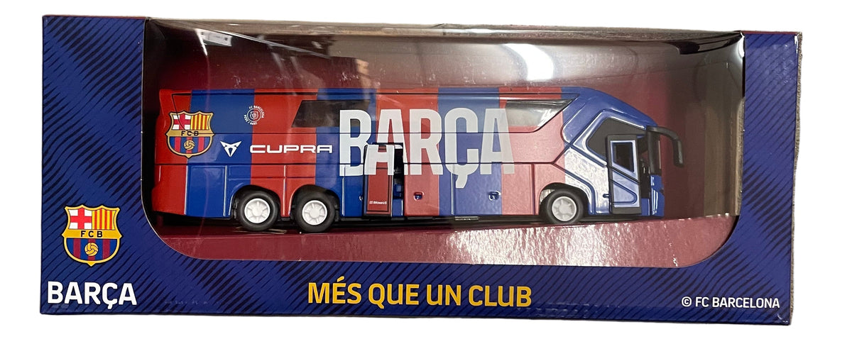 FC Barcelona Miniature Club Bus product image 1, provided for visual reference and product detail review