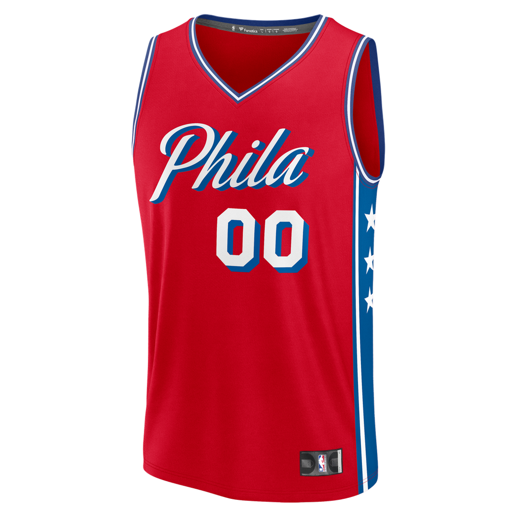 Philadelphia 76ers Fanatics Fast Break Custom Jersey - Icon product image 11