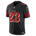 Nike Men San Francisco 49ers Christian McCaffrey #23 Rivalries Limited Jersey - Black product image 1, provided for visual