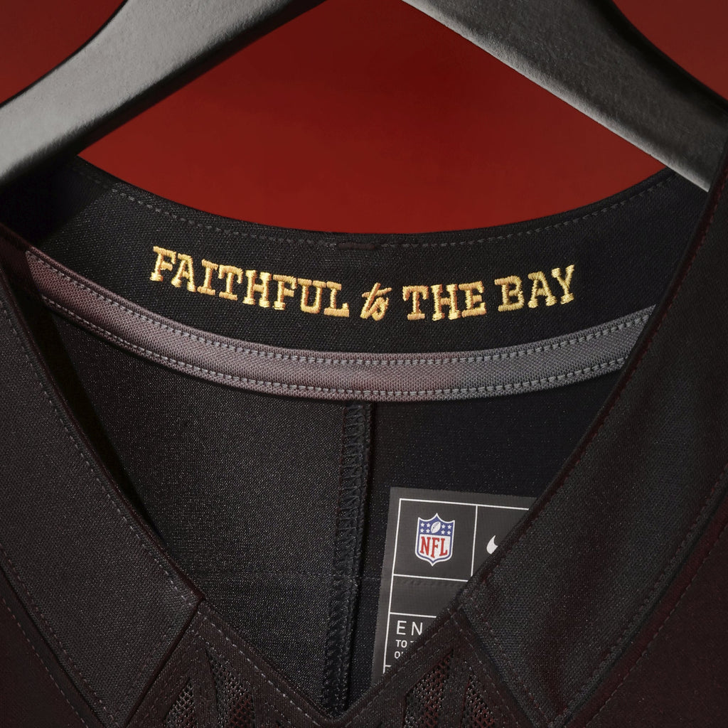 Nike Men San Francisco 49ers Christian McCaffrey #23 Rivalries Limited Jersey - Black product image 4, provided for visual