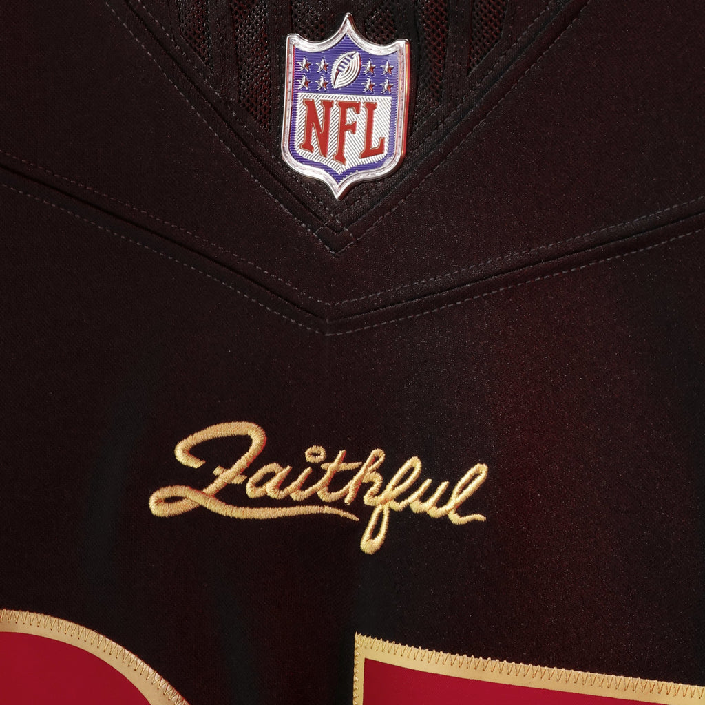 Nike Men San Francisco 49ers Fred Warner #54 Rivalries Limited Jersey - Black product image 5, provided for visual reference