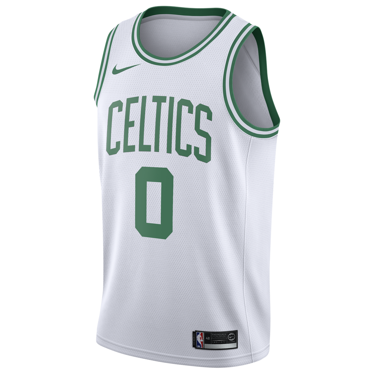 Jayson Tatum Boston Celtics Association Edition Swingman Jersey - White - Youth product image 3, provided for visual