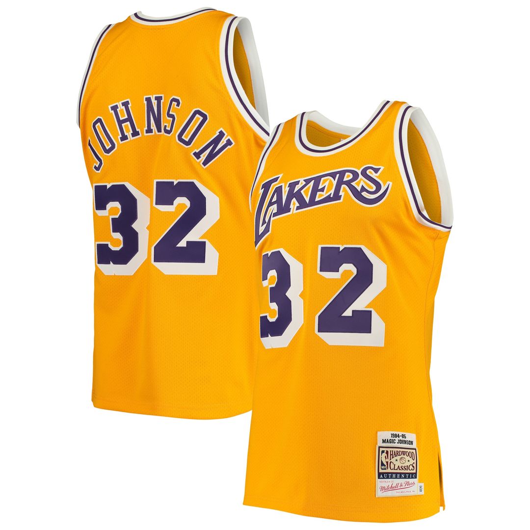 Los Angeles Lakers Magic Johnson Mitchell & Ness 1984/85 product image 7