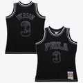 Allen Iverson Philadelphia 76ers 1996 Contrast 2K Swingman Jersey - Black product image 1, provided for visual reference and