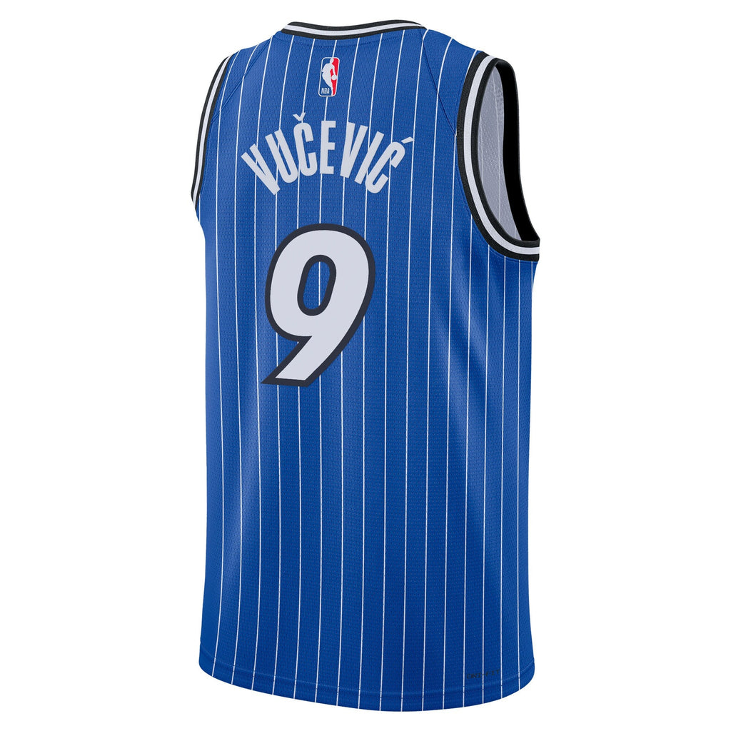 Nikola Vučević Orlando Magic Icon Edition Swingman Jersey - Blue - Unisex product image 4, provided for visual reference and