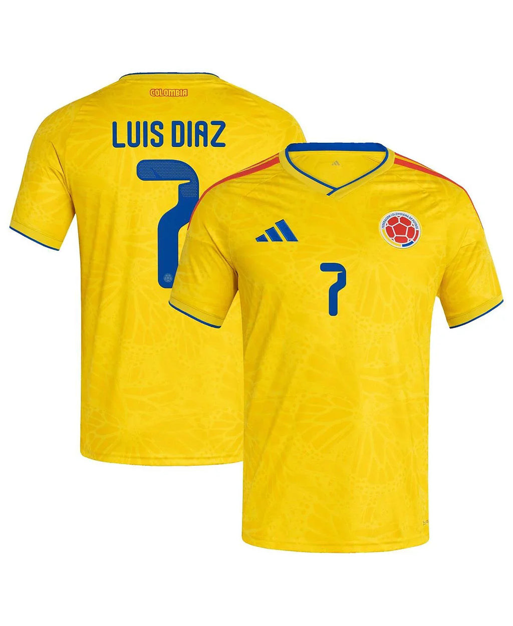 2026 adidas COLOMBIA HOME L. DIAZ JERSEY product image 3, provided for visual reference and product detail review