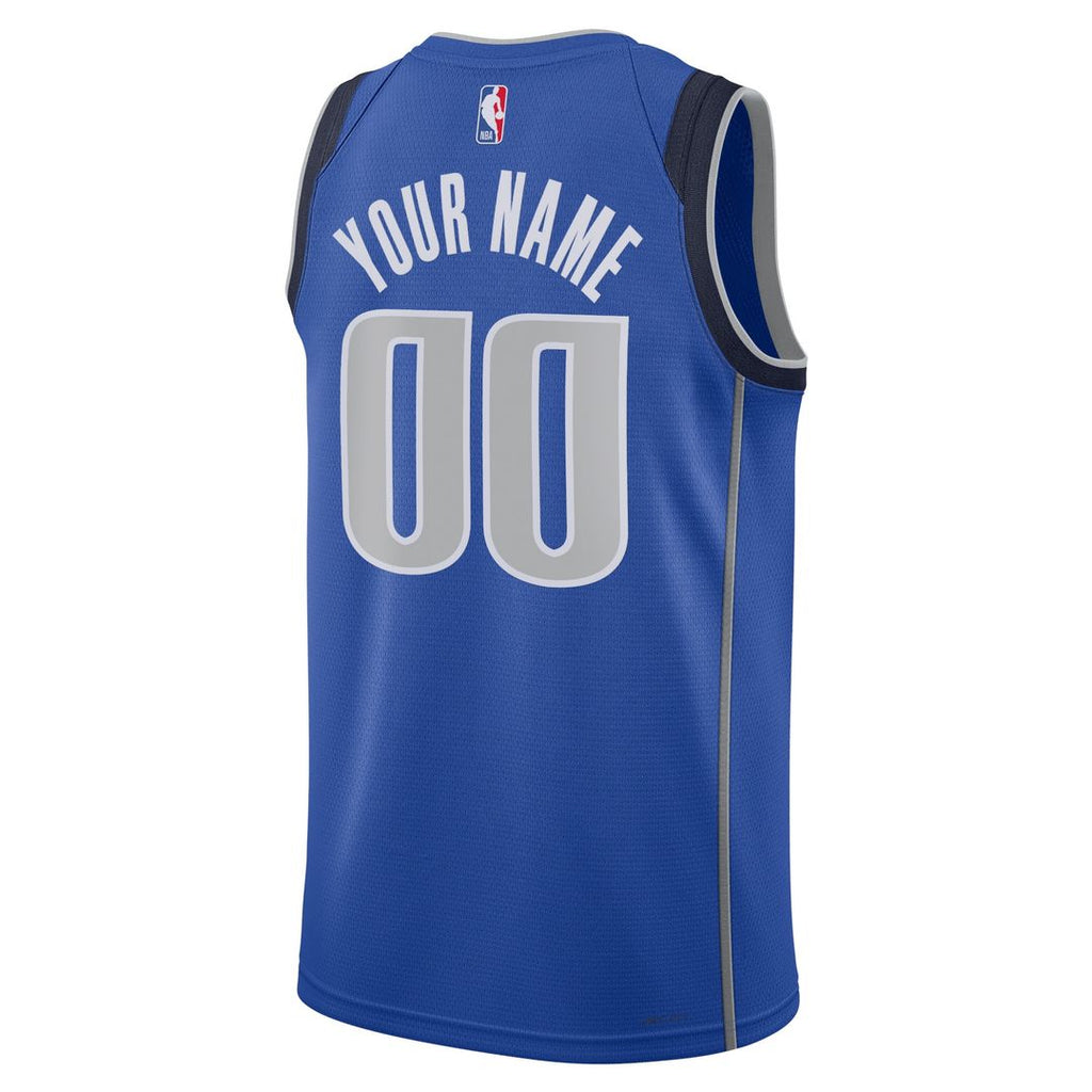 Dallas Mavericks Nike Unisex Swingman Custom Jersey Blue product image 3