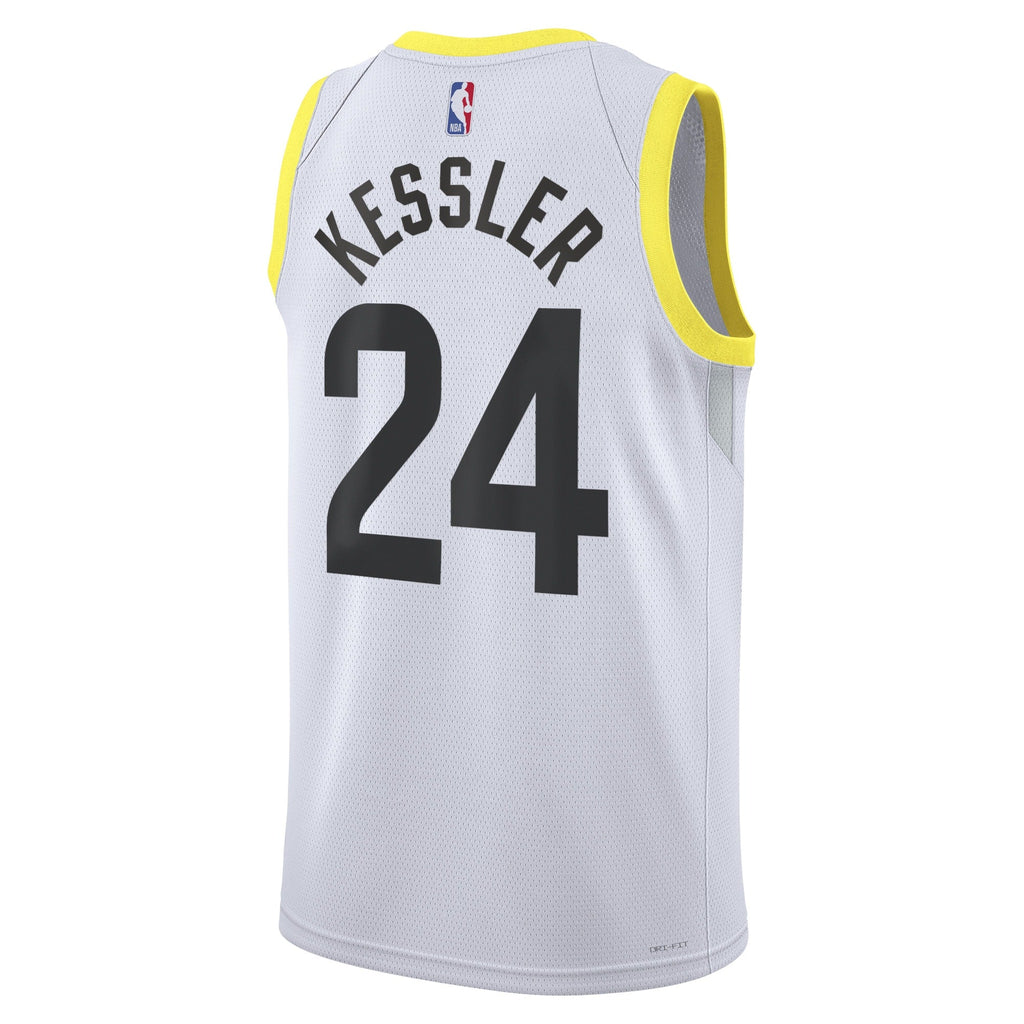 Walker Kessler Utah Jazz Association Edition Swingman Jersey - White - Unisex product image 3, provided for visual reference
