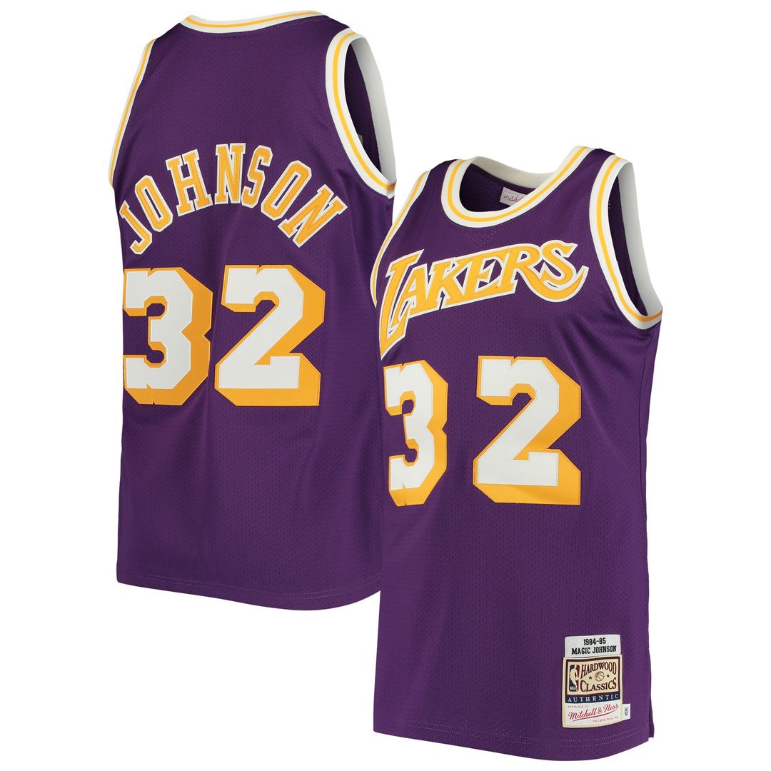 Los Angeles Lakers Magic Johnson Mitchell & Ness 1984/85 product image 4