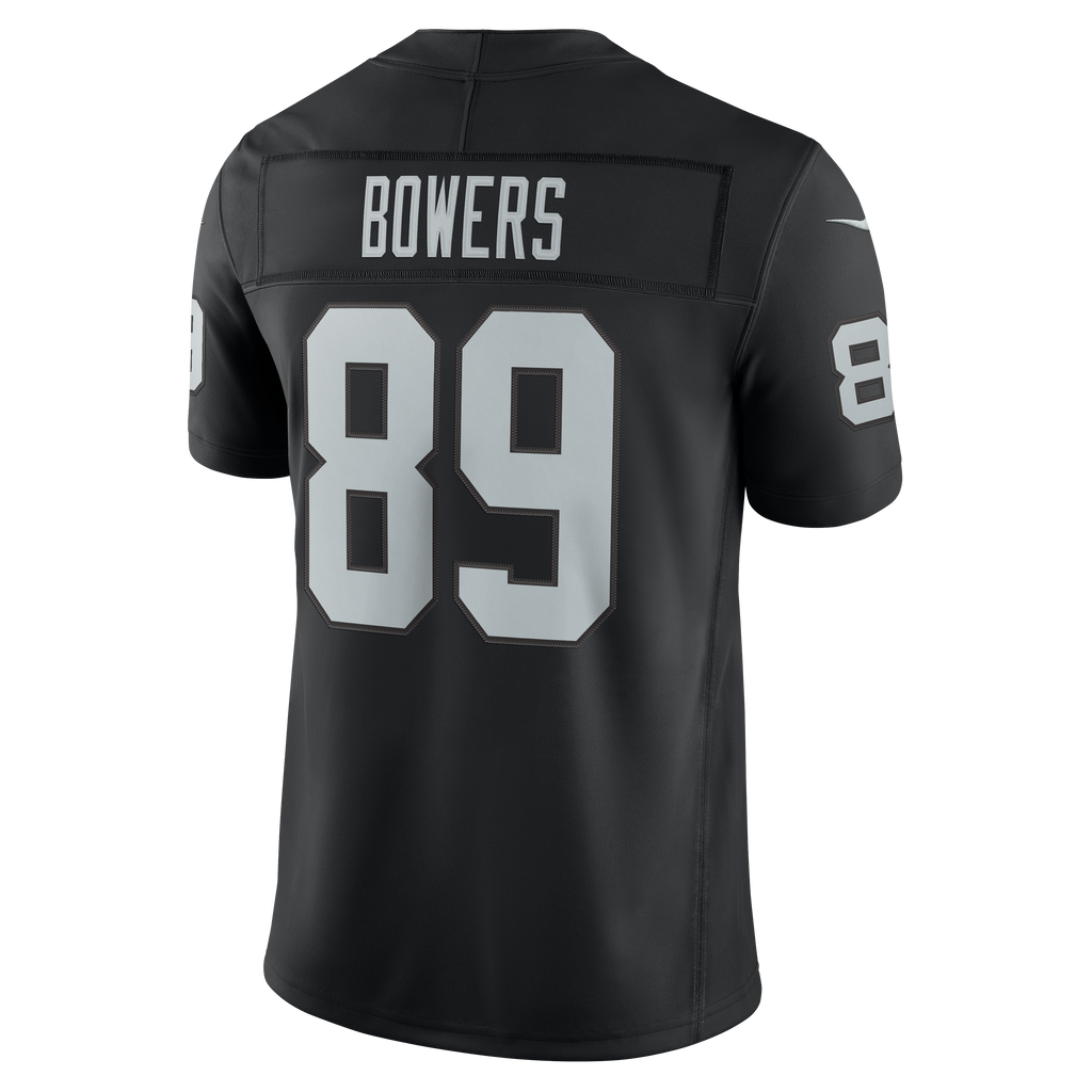 Nike Las Vegas Raiders Brock Bowers #89 Vapor Limited Player Jersey - Black product image 2, provided for visual reference