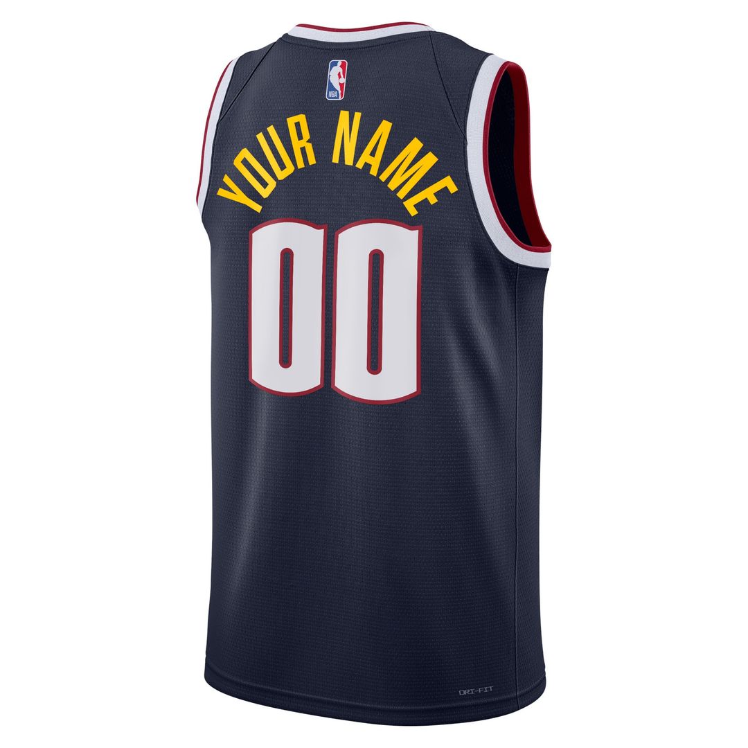 Denver Nuggets Nike Unisex Swingman Custom Jersey Navy product image 6