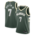 Kevin Porter Jr. Milwaukee Bucks Icon Edition Swingman Jersey - Hunter Green - Youth product image 1, provided for visual