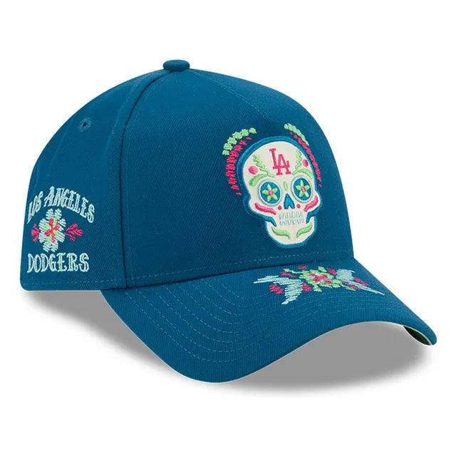 New Era Los Angeles Dodgers 2026 Day of the Dead 9FORTY A-Frame Snapback product image 1, provided for visual reference and