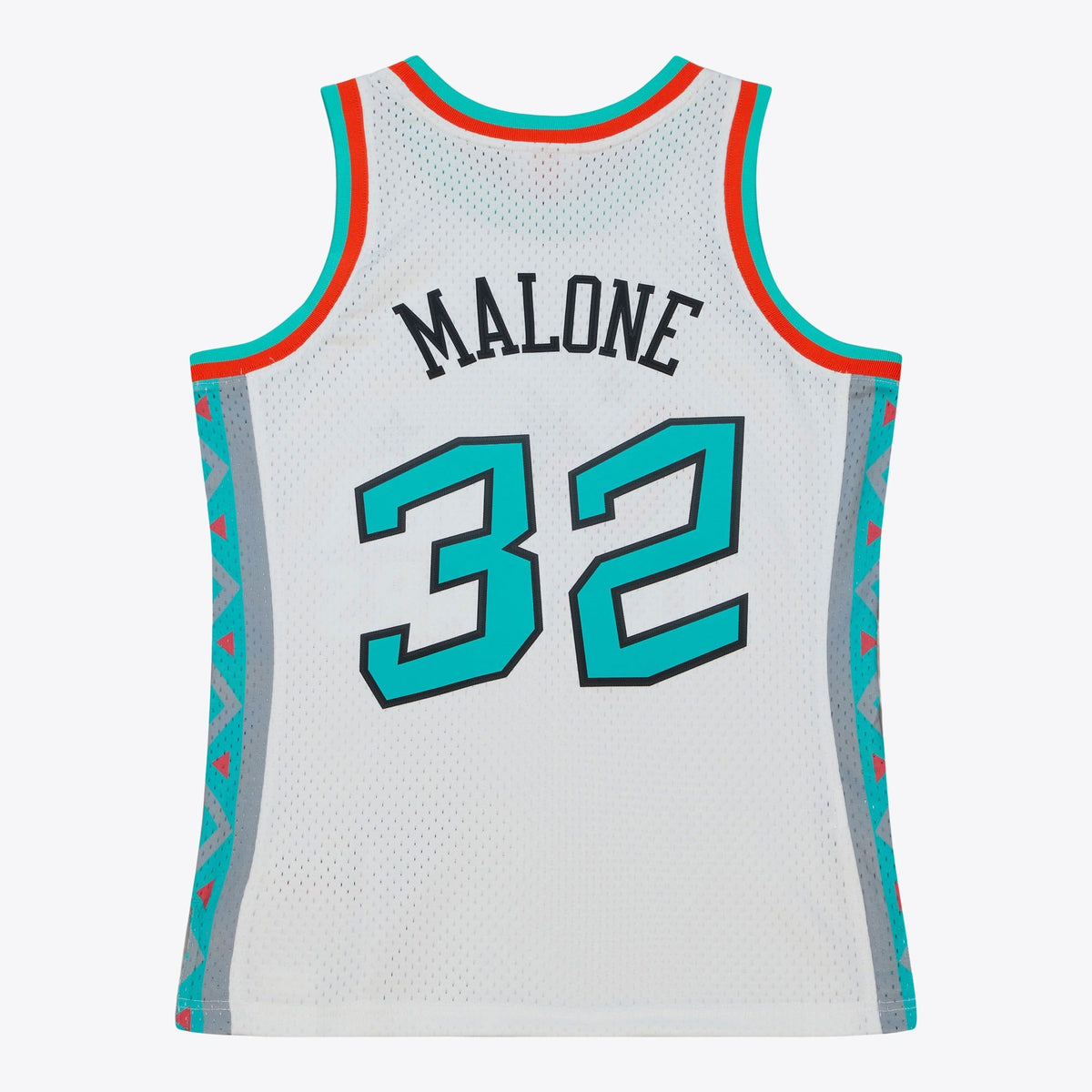 Karl Malone Utah Jazz 1996 All-Star Authentic Swingman Jersey - White product image 4, provided for visual reference and