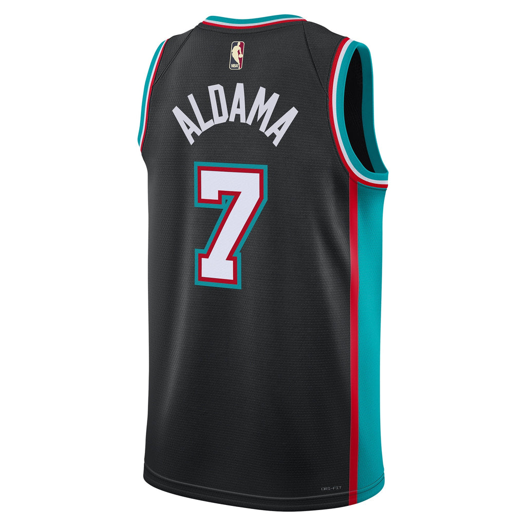 Santi Aldama Memphis Grizzlies Classic Edition Jersey - Black - Unisex product image 4, provided for visual reference and