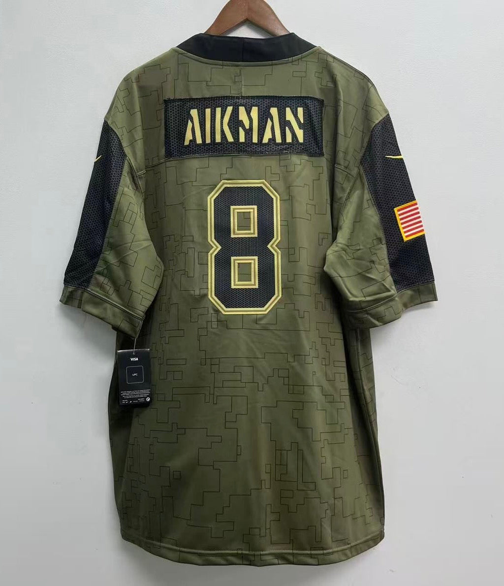 Troy Aikman Dallas Cowboys military salute to service product image 2