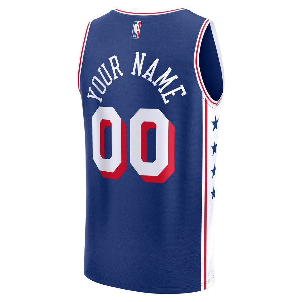 Philadelphia 76ers Fanatics Fast Break Custom Jersey - Icon product image 3