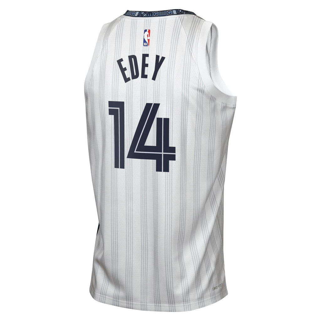 Zach Edey Memphis Grizzlies 2025/26 City Edition Swingman Jersey - Gray - Youth product image 4, provided for visual