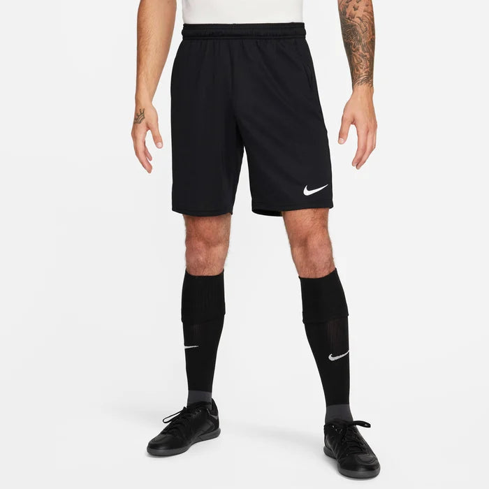 NIKE DRI-FIT PARK SHORTS - Black/White product image 2, provided for visual reference and product detail review