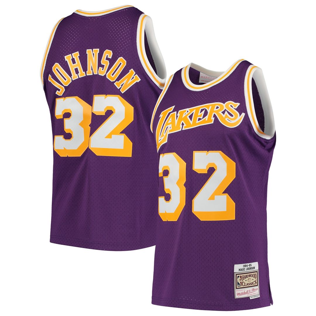 Los Angeles Lakers Magic Johnson Mitchell & Ness 1984/85 product image 15