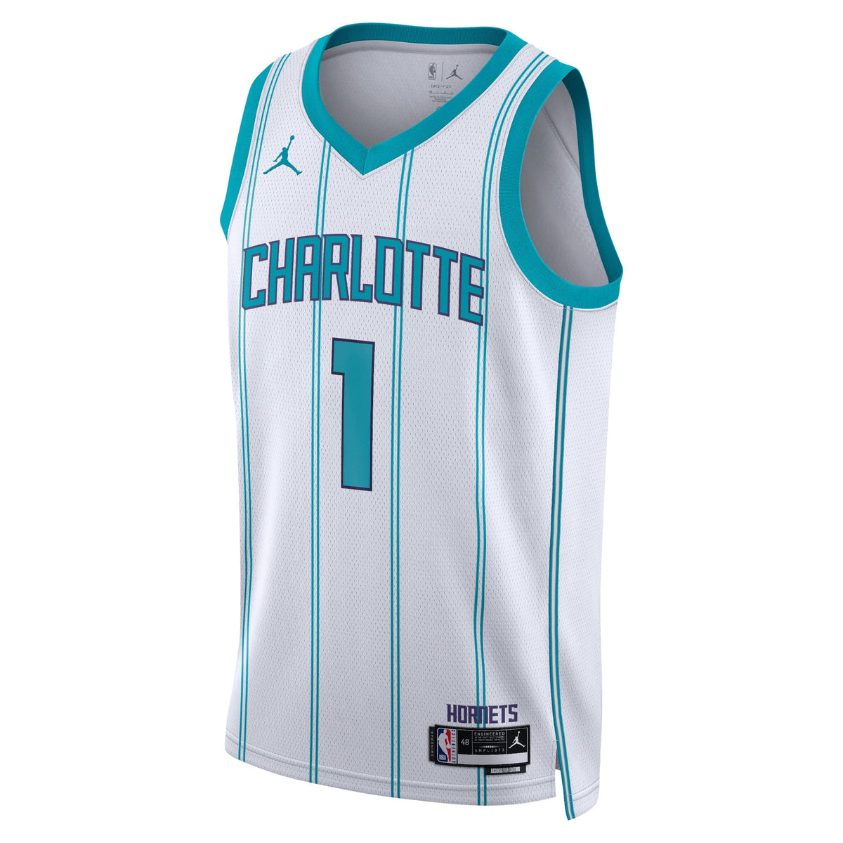 LaMelo Ball Charlotte Hornets Association Edition Swingman Jersey - White - Unisex product image 2, provided for visual