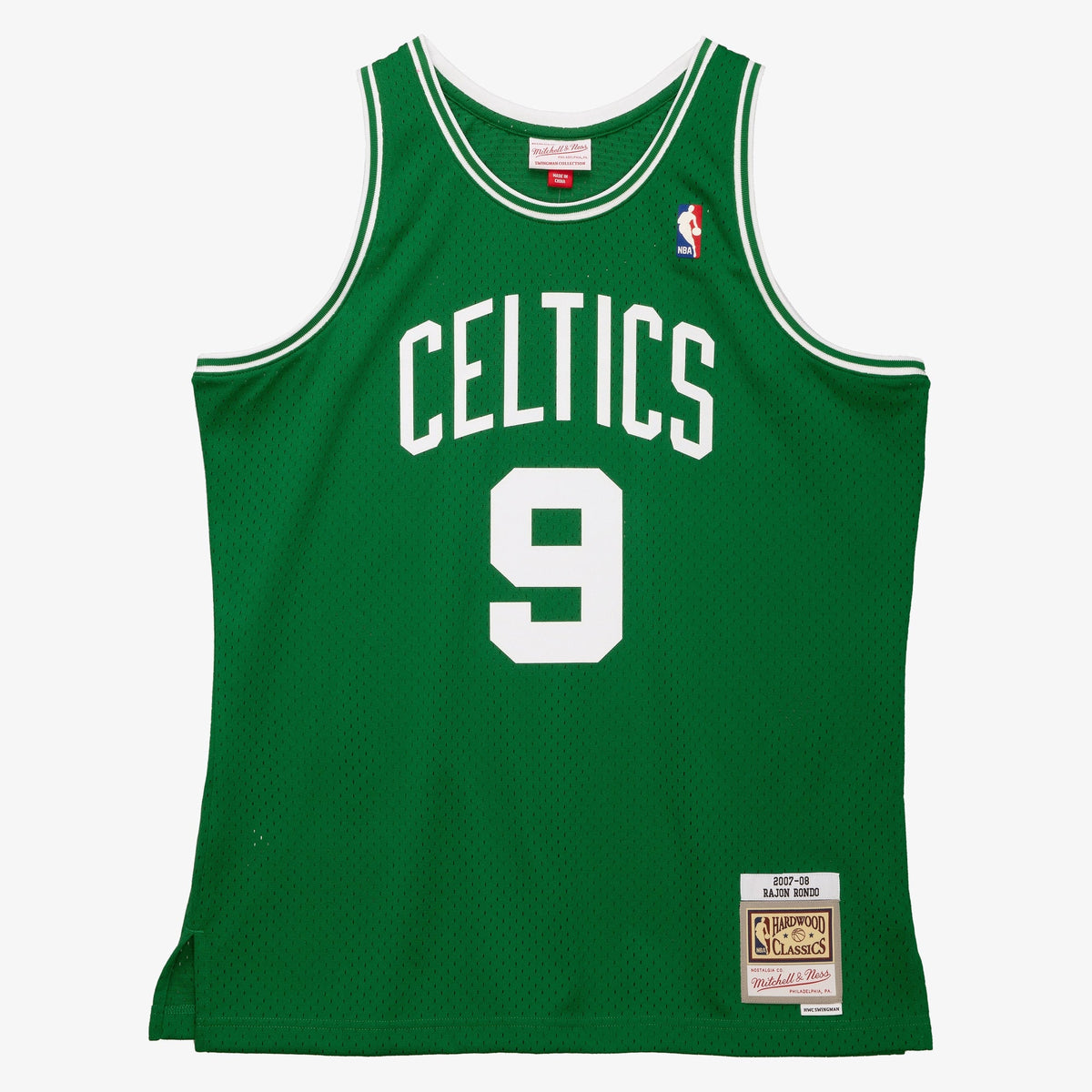 Rajon Rondo Boston Celtics 2007-08 Swingman Jersey product image 2, provided for visual reference and product detail review