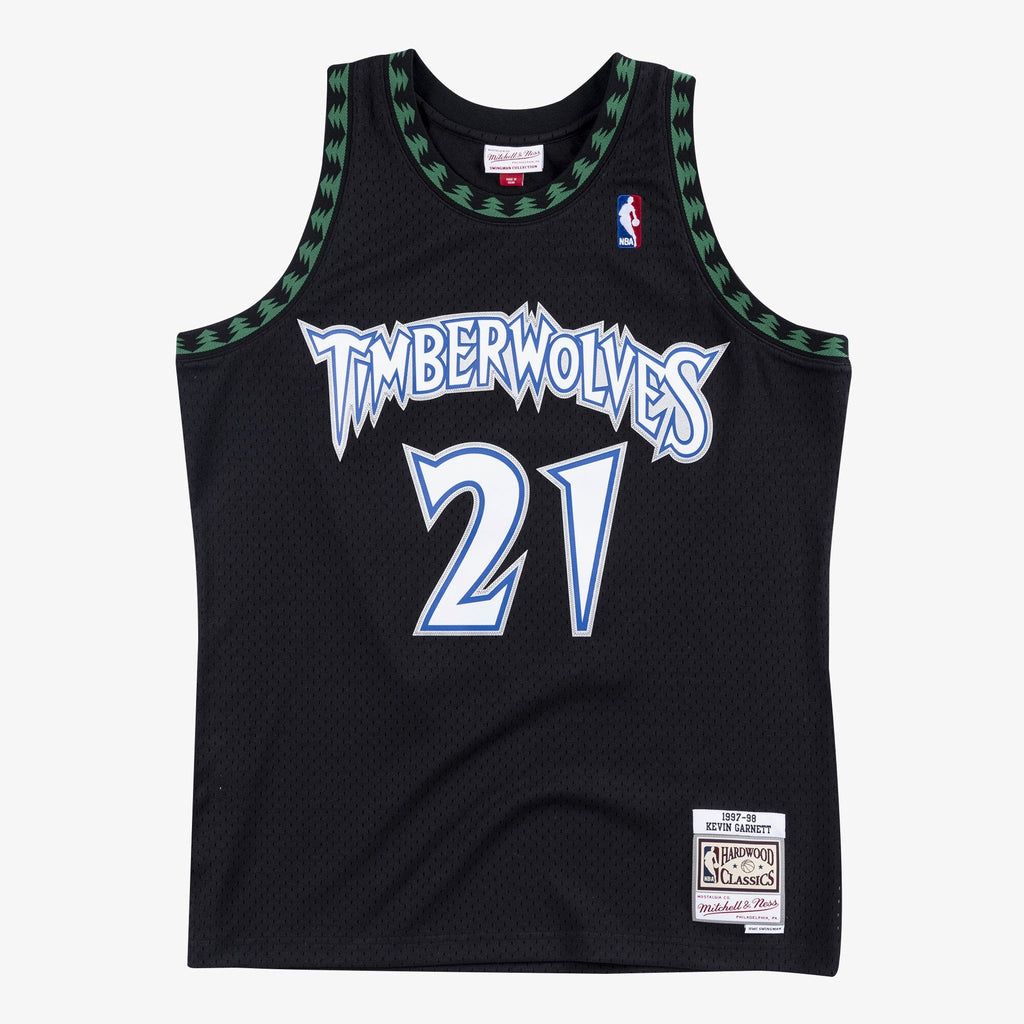 Kevin Garnett Minnesota Timberwolves 1997-98 Swingman Alternate Jersey product image 2, provided for visual reference and
